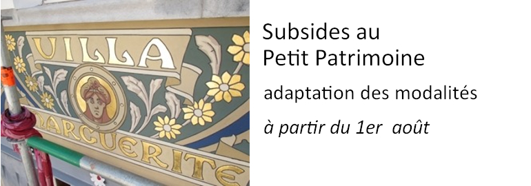 Petit Patrimoine changement 2021